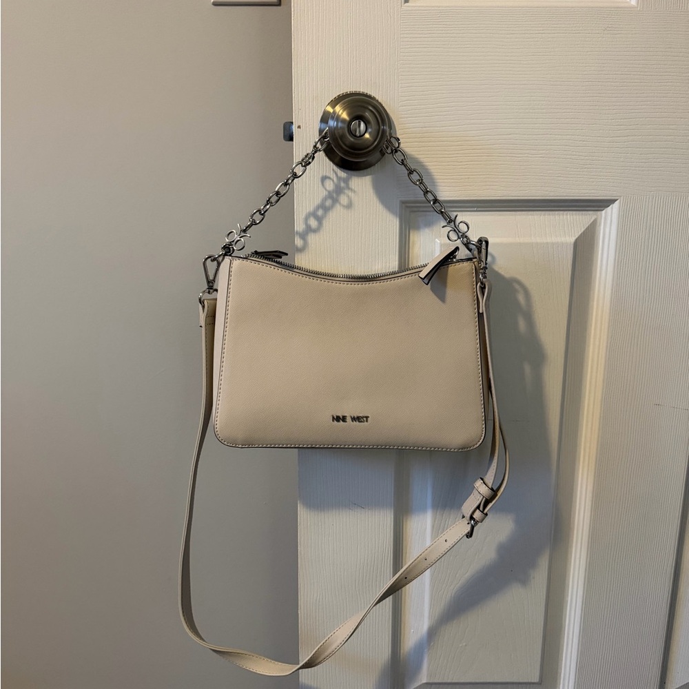 Nine West Cream Crossbody Bag